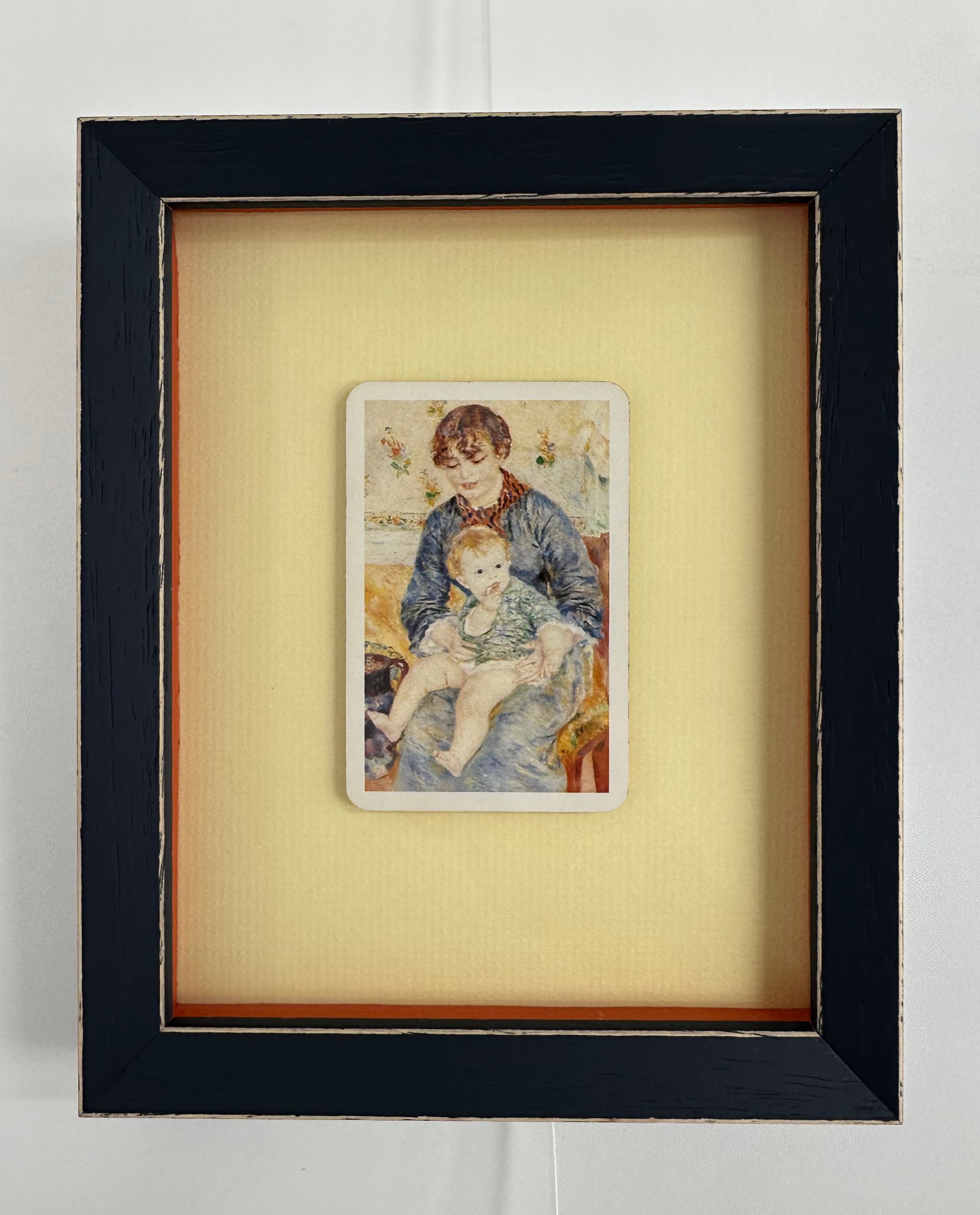 Mother and Child (Young Mother) by Pierre-Auguste Renoir 1881— from Piatnik’s Renoir Impressionist Playing Card Deck