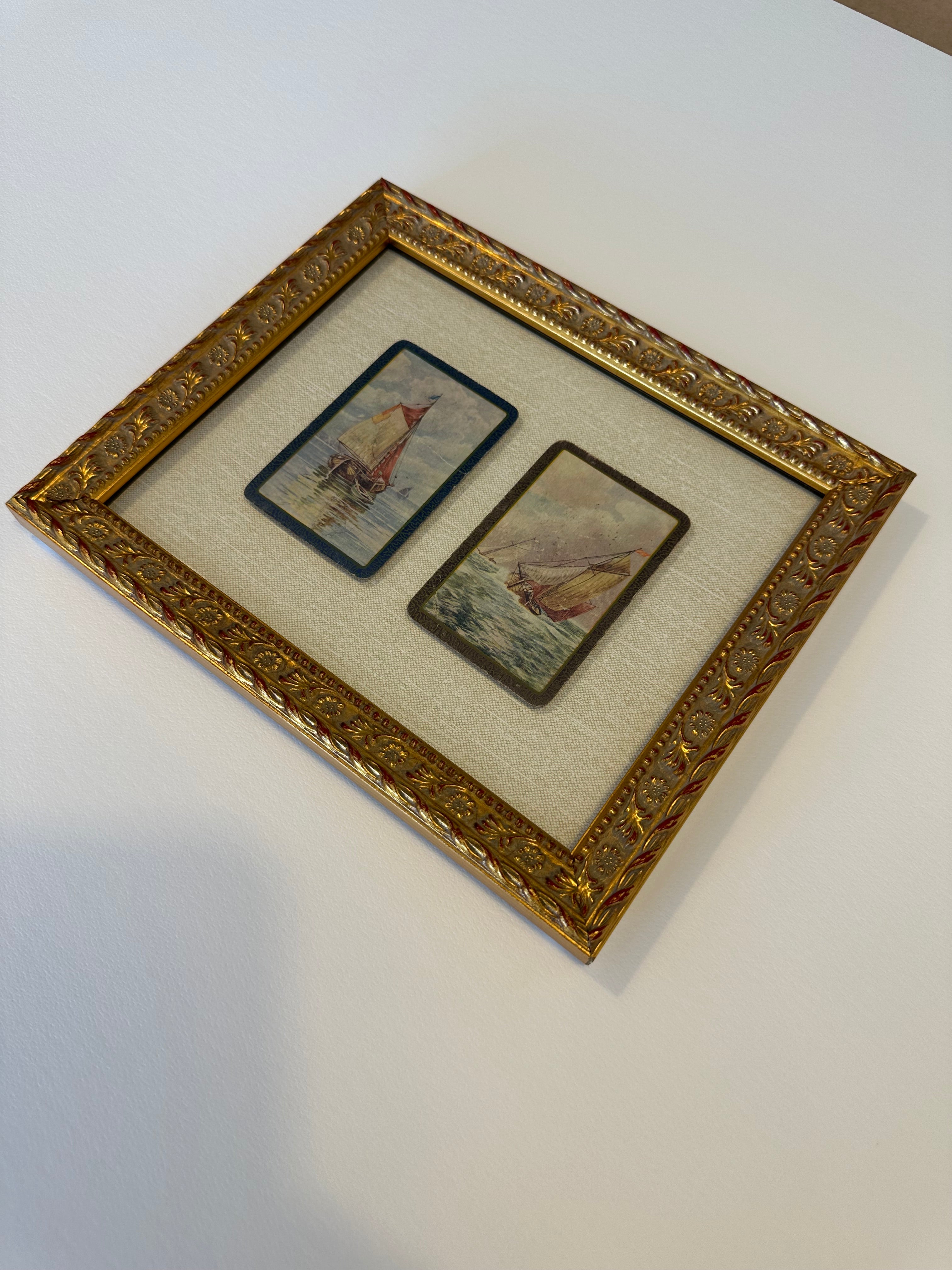 vintage sailing ship swap cards - Sailing Ships #13 NESTOR