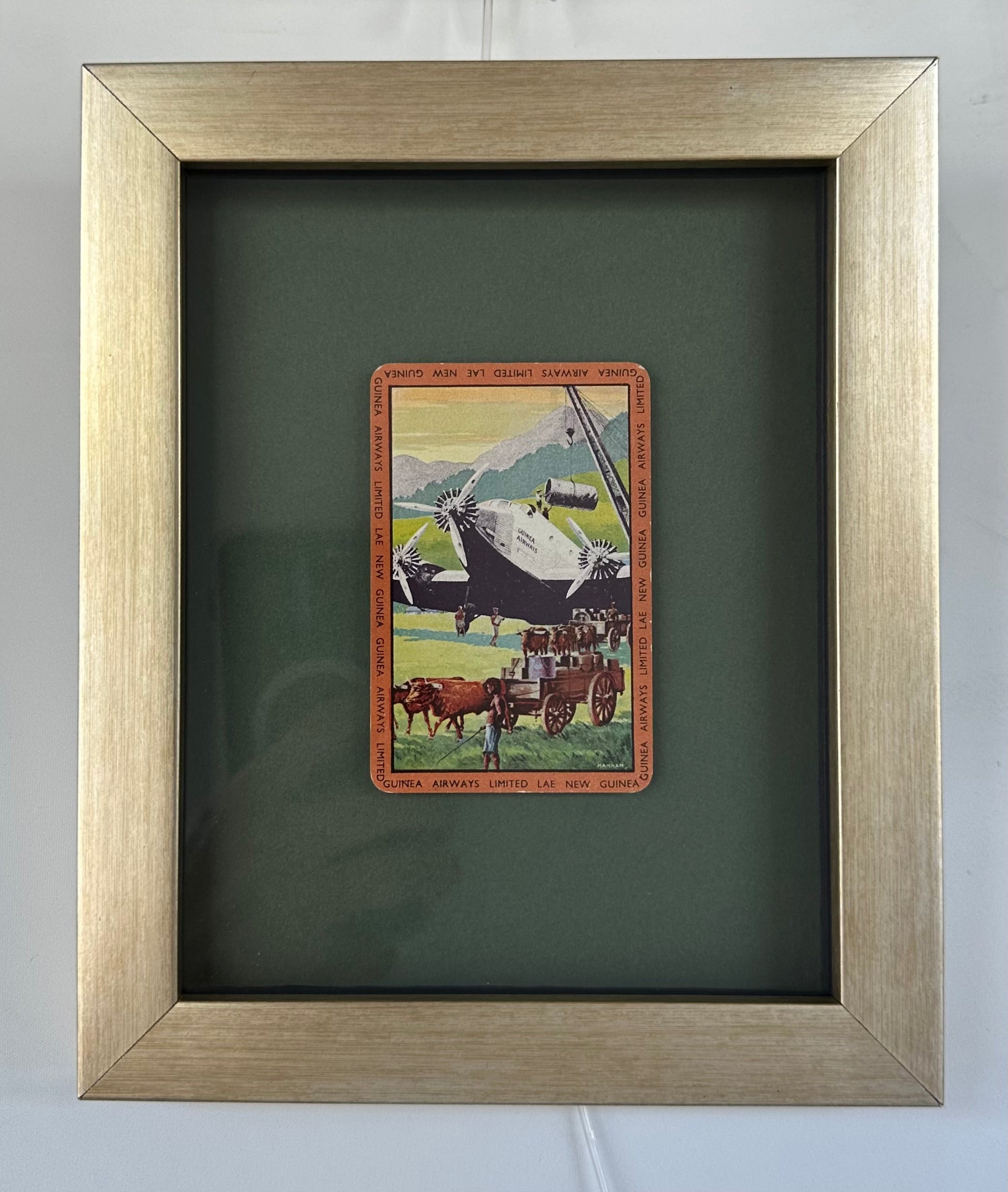 Junkers G 31 by Guinea Airways Playing card 1920-1930’s