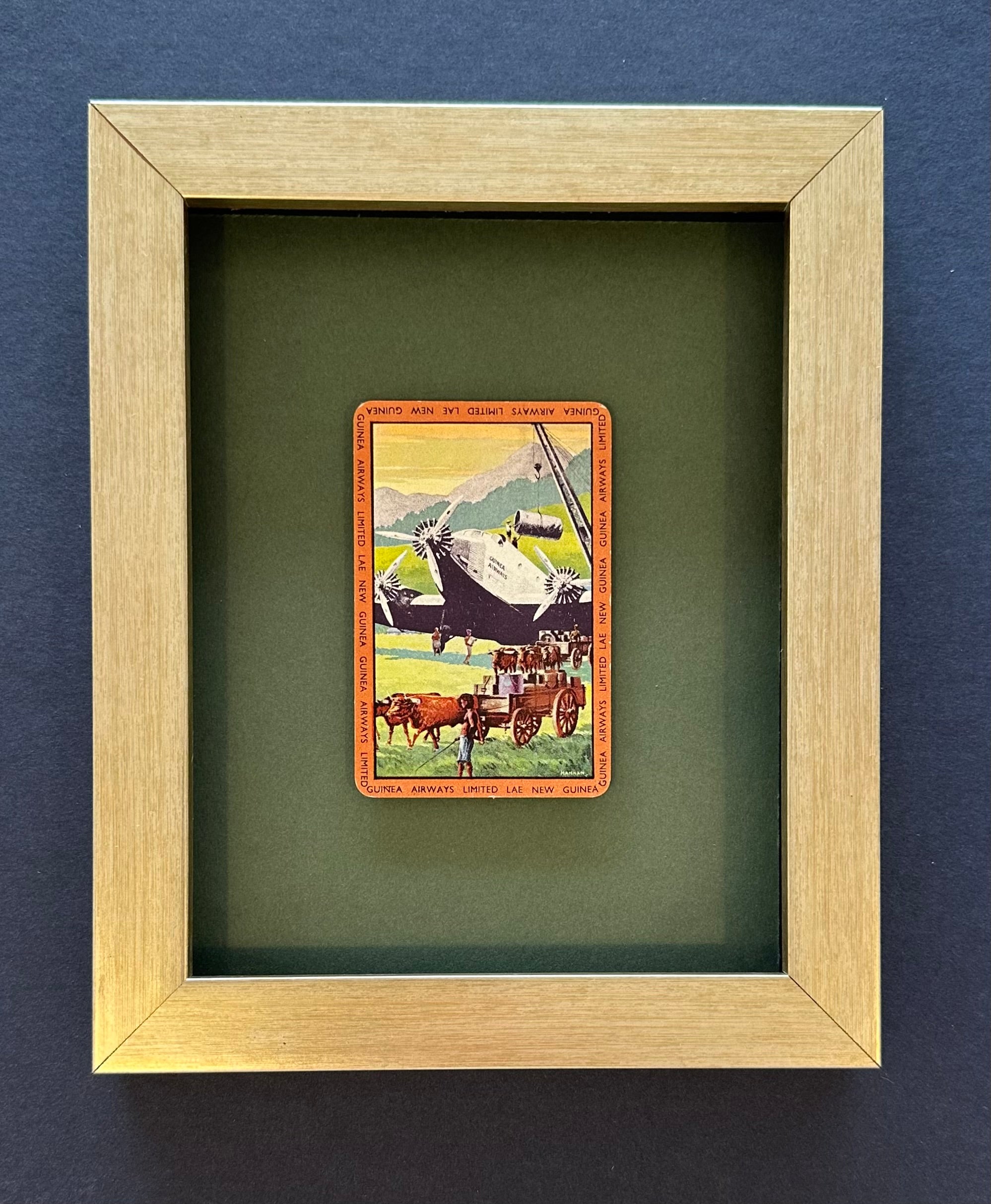 Junkers G 31 by Guinea Airways Playing card 1920-1930’s